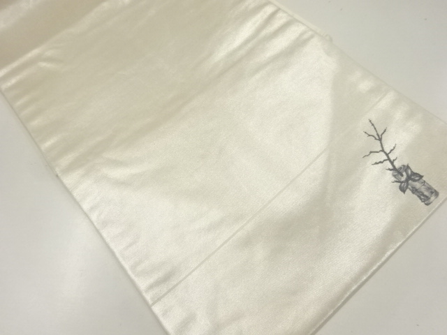 花入模様刺繍名古屋帯